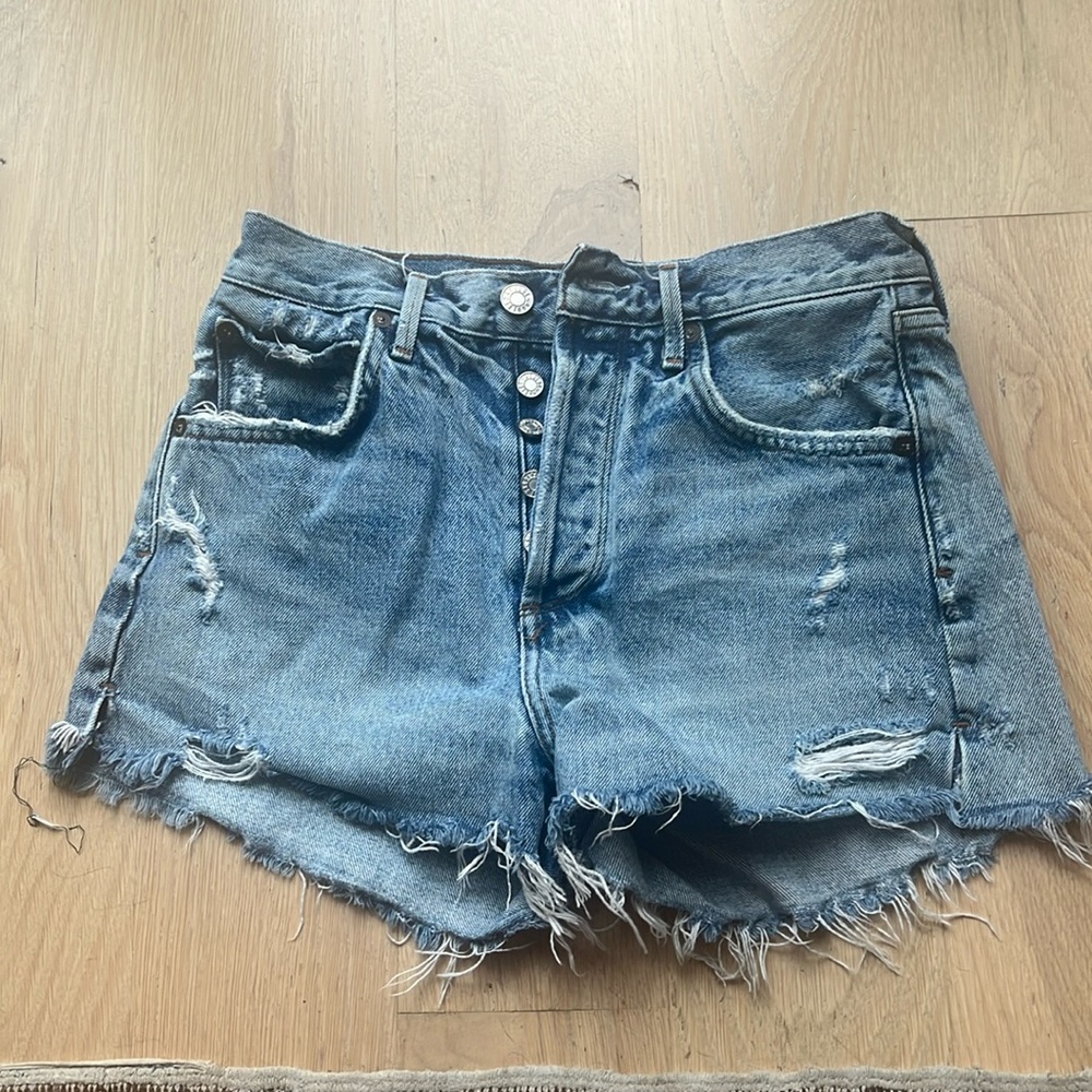 Size 26 agolde jean shorts